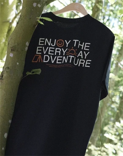 Elsk - Enjoy BP Mens Relaxed T-shirt - Black